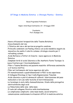 Programma - Stage in Medicina Estetica