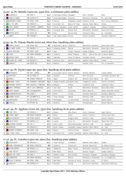 pdf partenti - Sport Today