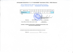Graduatoria provvisoria Valutatore