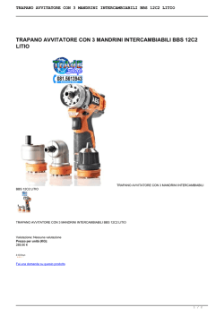 trapano avvitatore con 3 mandrini intercambiabili bbs