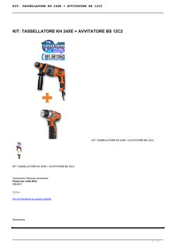 kit: tassellatore kh 24xe + avvitatore bs 12c2