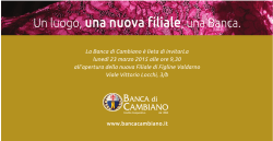 Invito e-mail - Banca di Cambiano