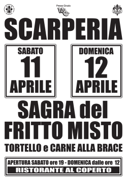 Presso Circolo - Pro Loco Scarperia