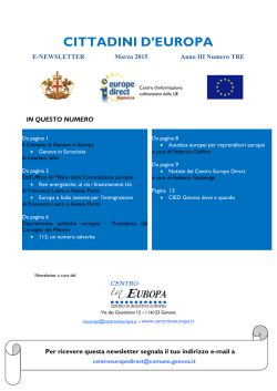 Clicca qui - Centro in Europa