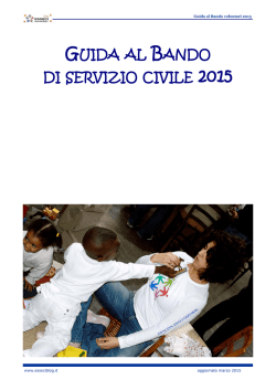 Guida al Bando volontari 2015