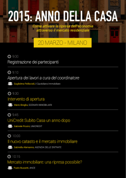 Agenda PDF - Il Quotidiano Immobiliare