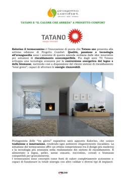 leggi - Progetto Comfort