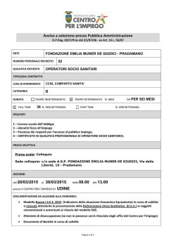 A.S.P. Fondazione Muner De Giudici