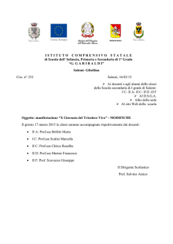 circ. n&deg; 252 accompagnatori 17 marzo