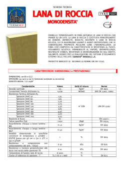 lana di roccia monodensita