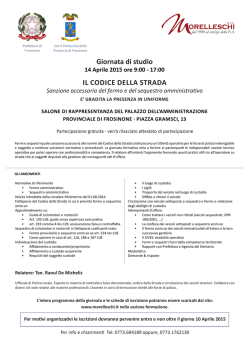 scarica il modulo iscrizione