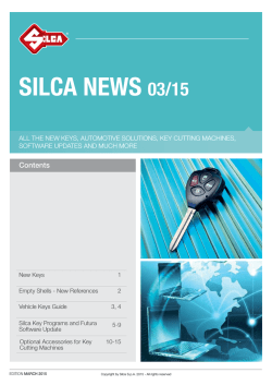 SILCA NEWS 03/15 - Dar-mar