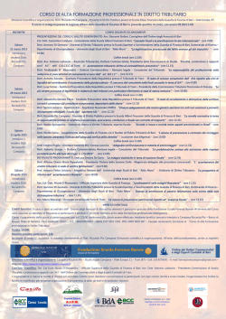 Scarica Programma - Formazione Riccardo Campana