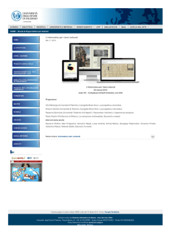 Universit&agrave; degli Studi di Palermo