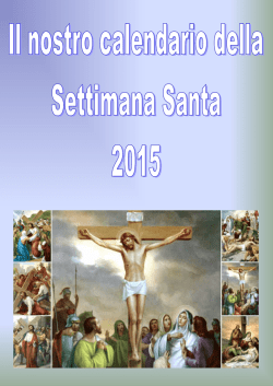 Pasqua 2015_web - Parrocchia di S. Lorenzo in S. Pietro