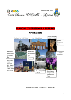 BROCHURE BERLINO.pdf - Liceo Ginnasio Statale Domenico Cirillo