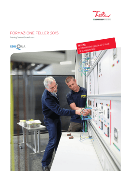 FORMAZIONE FELLER 2015