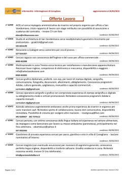 Annunci Informagiovani di Conegliano