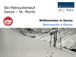 Ski-Patrouillenlauf Davos – St. Moritz - Verein Ski