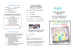 SCUOLA DELL` INFANZIA STATALE “C. COLLODI”