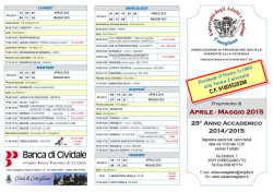 29 Pgm Apr Mag - Universit&agrave; Adulti Anziani