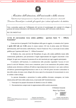 Ministero dell`istruzione, dell`universit&agrave; e della ricerca
