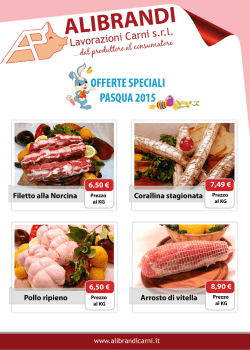 Offerte - Alibrandi Lavorazioni Carni srl