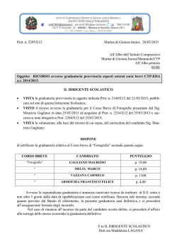 ministero dell`istruzione, dell`universita`e della ricerca