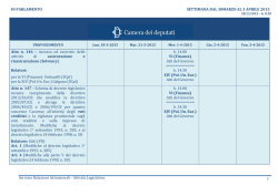 Calendario settimanale