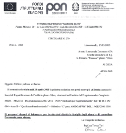 Ministero dell`Istruzione dell`Unlversﬂ&agrave; e della Ricerca Dlparllmento