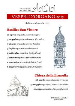 Locandina - Basilica San Vittore Martire Varese