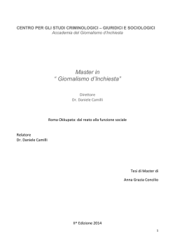 Roma Okkupata - il Contesto Quotidiano