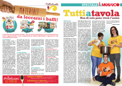 L`inserto de Il Mosaico sul Grest 2015