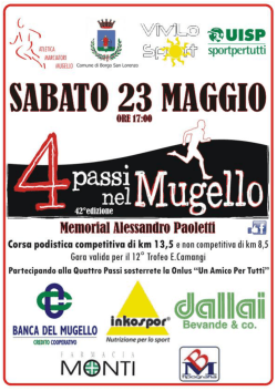 23 maggio 4 Passi nel Mugello - Borgo San Lorenzo