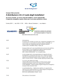 Il distributore 2.0 e il ruolo degli installatori