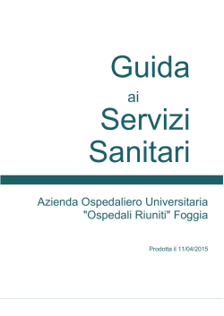 Azienda Ospedaliero Universitaria "Ospedali Riuniti" Foggia