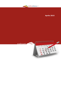 Aprile 2015 - Italia Oggi