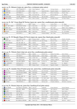 pdf partenti - Sport Today