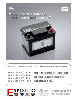 Promo Service - Esposito Auto