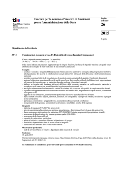 Concorso - Repubblica e Cantone Ticino