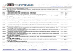 LISTINO PREZZI AL PUBBLICO - 31 MARZO 2015 10