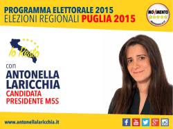 Scarica il programma - antonella laricchia
