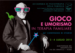gioco e umorismo - Istituto di Terapia Familiare di Firenze