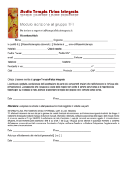 modulo richiesta iscrizione al gruppo