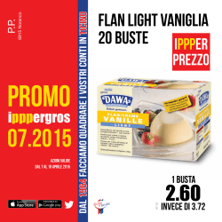 Flan light vaniglia 20 buste