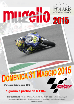 MOTOGP MUGELLO DOMENICA 31 MAGGIO 2015