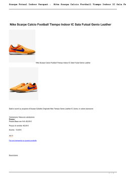 Nike Scarpe Calcio Football Tiempo Indoor IC Sala
