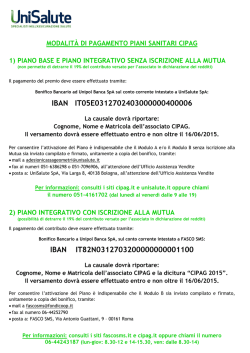 9.Modalit&agrave; di pagamento