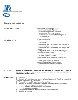 Circolare n. 79