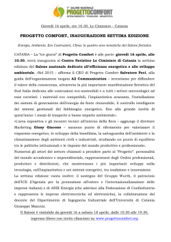 leggi - Progetto Comfort